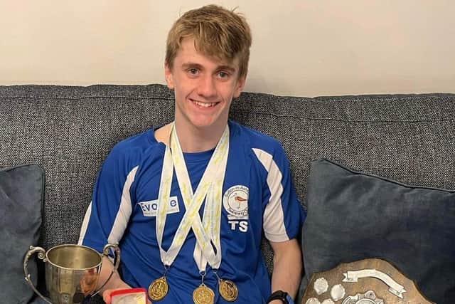 Thomas Swales - Sutton's star swimmer of the weekend.