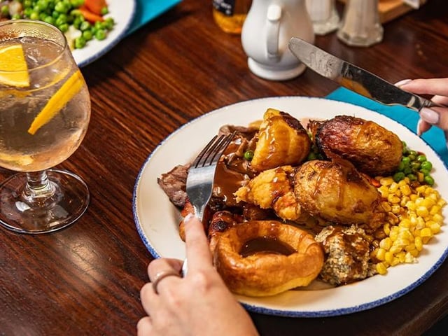 The traditional carvery from Stonehouse Pizza and Carvery came in third