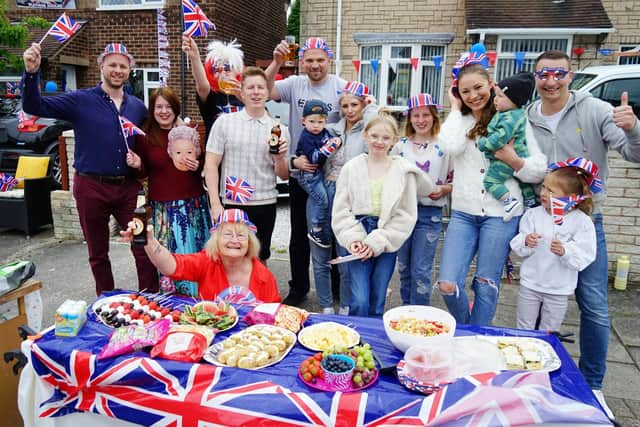 JUNE -- street parties, such as this one on Harworth Close, were held across Mansfield and Ashfield to celebrate the Queen's Platinum Jubilee.
