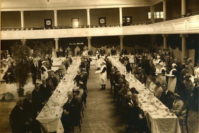 Princess Mary was in Hartlepool in 1926 and the occasion included a formal dinner in the Borough Hall. Photo : Hartlepool Museum Service.