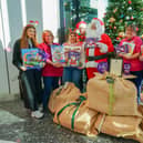 Hundreds of selection boxes were donated to King's Mill Hospital.