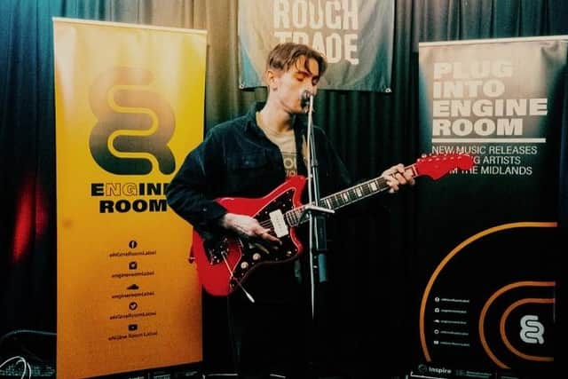 Jack Chapman performs at the showcase.