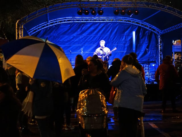 The evening was full of the sound of music as different performers took to the stage.