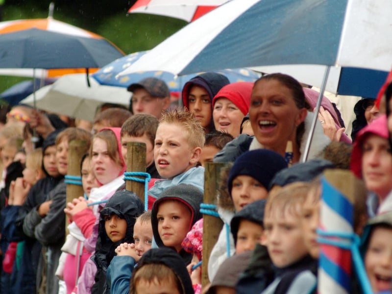 Check out these selection of pictures from Robin Hood Festival. Pictured residents braving the elements in 2006.