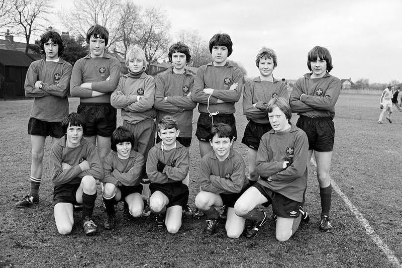 The 2nd Mansfield Scouts football team in 1980.