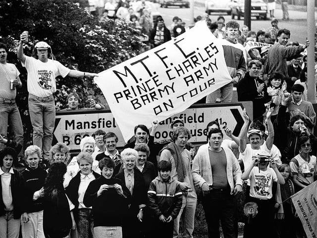 1987 Stags Freight Rover Final at Wembley Stadium against Bristol City. Stags won after penalties.