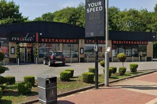 Moda Italian Restaurant, 161-163 Annesley Rd, Hucknall, NG15 7DE: Offers a contemporary Italian Mediterranean dining experience characterized by its stylish ambiance and carefully crafted menu. Renowned for its punchy, flavor-packed dishes, including freshly prepared tapas, famous skewers, and stonebaked pizzas, Moda strives to create a memorable culinary journey for its guests. Rated: 4.4 (658 reviews).