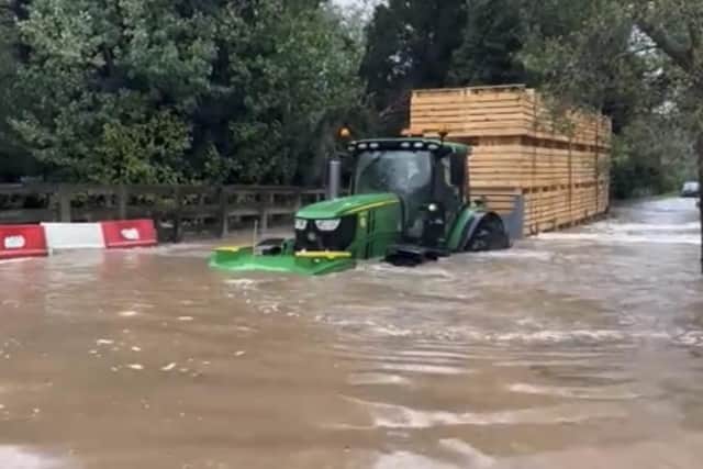 Footage was shared by Tom Sunderland.