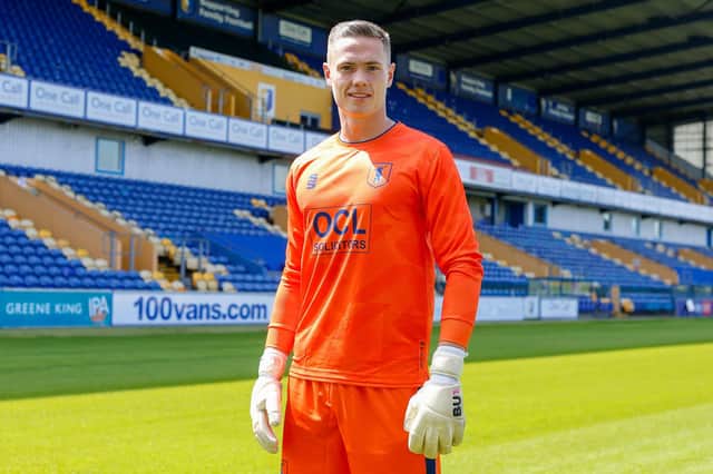 New Stags keeper Nathan Bishop.