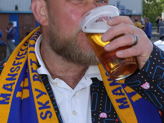 Fans at the ground.