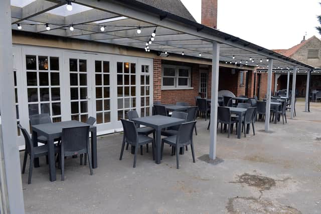 The new seating area comfortably seats 80 people at the Hare & Hounds in Warsop.