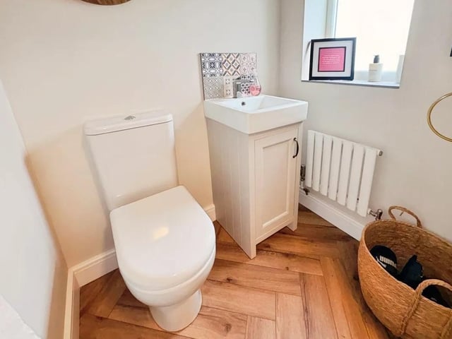 A ground floor WC provide practicality without compromising on style.