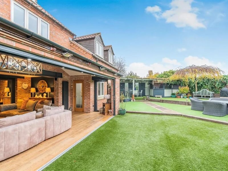 The property offers fantastic entertaining spaces perfect for indoor/outdoor living