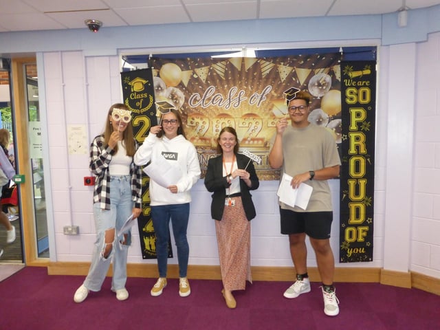 Anna Scarsbrook, Katie Scales, Miss Linda Maguire and Kaylen Kirlew