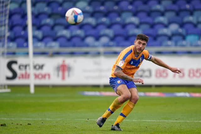 Mansfield Town' are limping to the end of the season after a big slump in results. Pic by Howard Roe