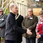 The Duke of Edinburgh was welcomed to Portland College today.