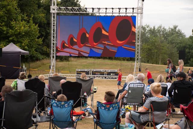 Outdoor cinema event