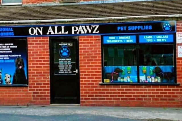 On All Pawz is situated in the heart of Mansfield Woodhouse on Portland Street
