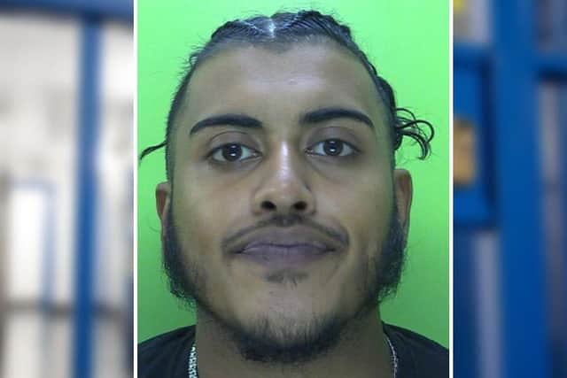 Raheem Rahman was jailed for 12 months and banned from driving for two years.