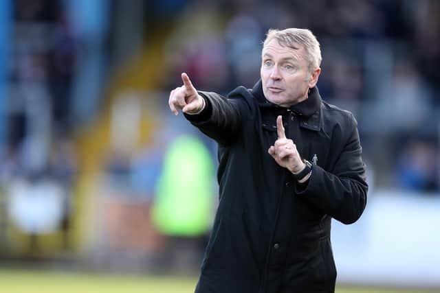 Carlisle United manager Paul Simpson.