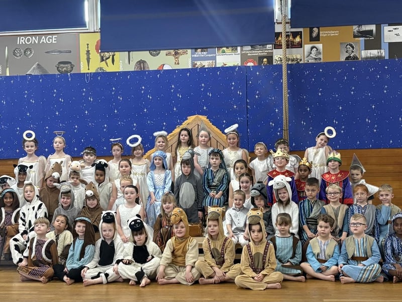 Year 1 and 2 pupils from St Josephs Catholic Primary School get into the festive spirit with a stunning performance