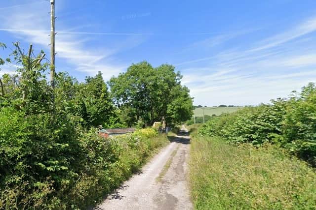 Pictured Is Featherbed Lane, at Bolsover