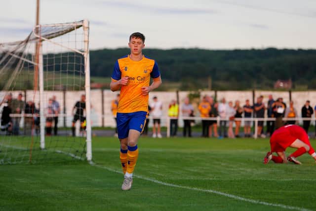 Mansfield Town's Jimmy Knowles - on his way back from serious injury.
