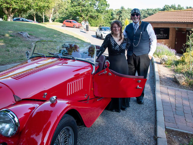 Maddison Osborne arrived in style at Samworth Church Academy's prom.