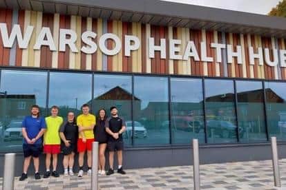 Warsop Health Hub celebrating huge social value contribution to local community