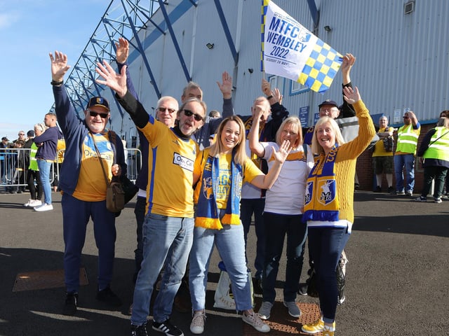 Fans at the ground.