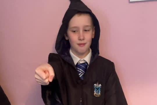 Here's Lewis Draycott as a character from Harry Potter
