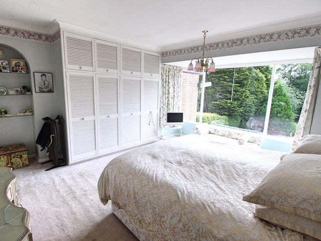 The master bedroom.