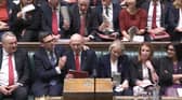 Screen grab of Prime Minister Andy Burnham congratulating Chancellor of the Exchequer John Healey after delivering his Budget in the House of Commons, London. Picture date: Wednesday October 28, 2026. PA Photo. Photo credit should read: House of Commons/UK Parliament/PA Wire