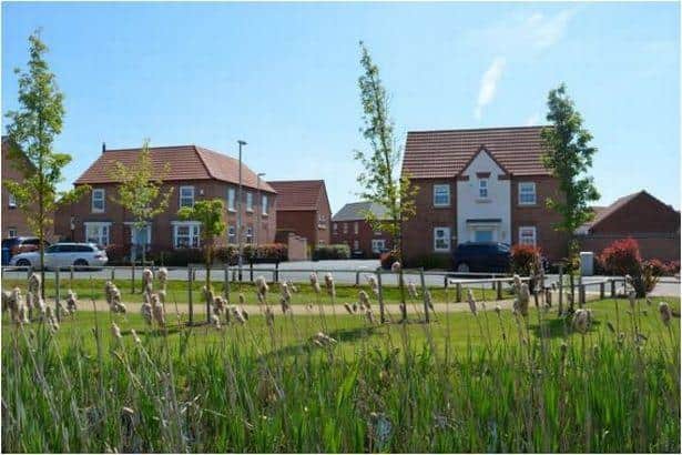 An image of what the Barratt David Wilson Homes properties would look like if a new 210-home development in Blidworth Lane, Rainworth is approved.