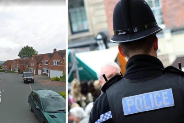 Armed police arrested a man and recovered an axe after they were called to an address in Lilley Close at 10.50am earlier today (Sunday, July 19).