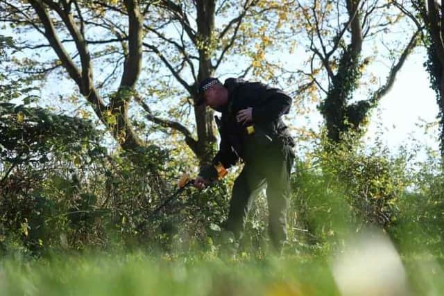 Police taking part in the operation