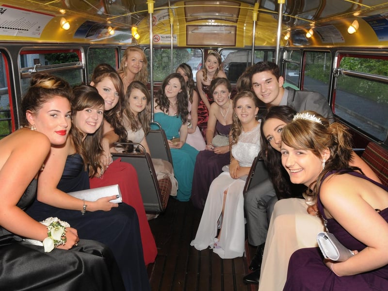 Brunts pupils on the way to Forever Green in 2012.