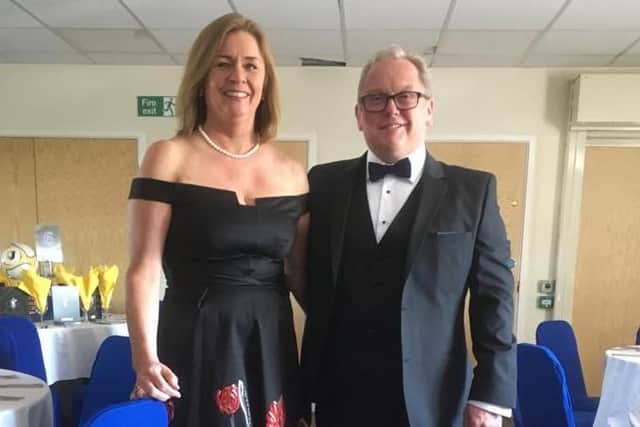 Tina and Paul Broughton - stepping down from board.