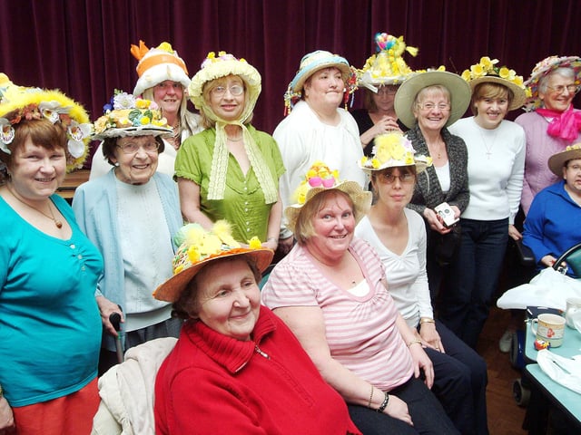 Members of the Mansfield Arthritis Support Group showed off their Easter bonnets during their meeting at the Dallas Street Centre in 2008