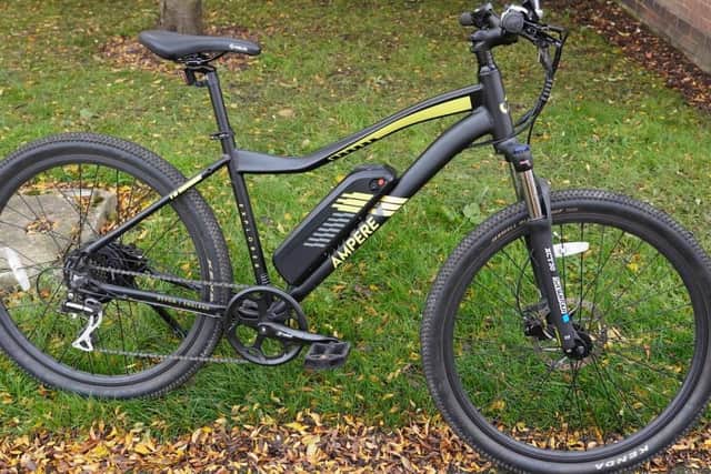 The new electric bikes being used by police officers in Eastwood.