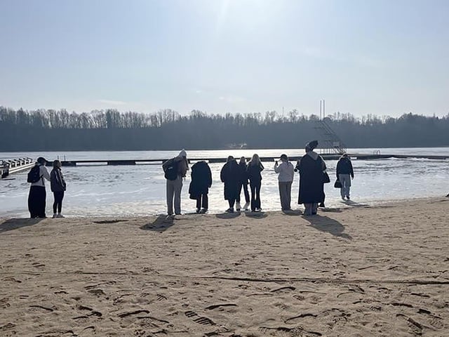 Seeing the sights in Viljandi