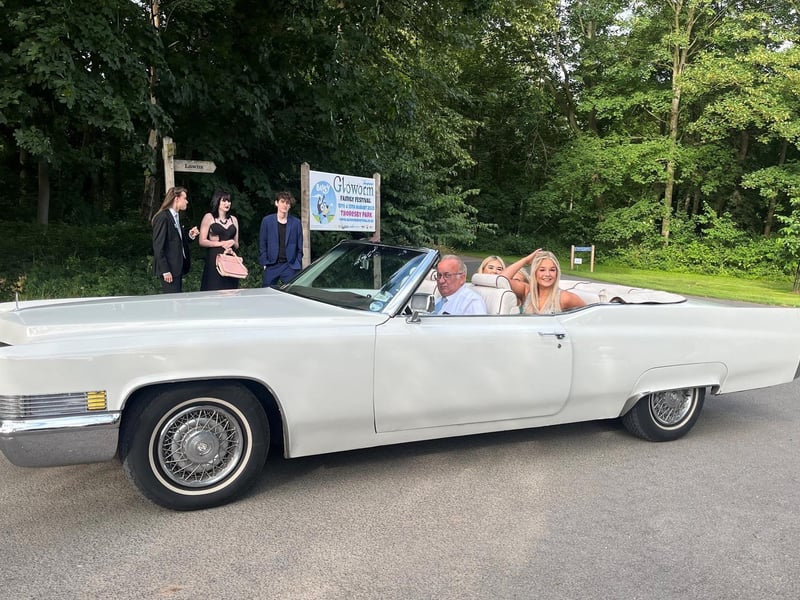 Students pulled out all the stops for their prom entrances.