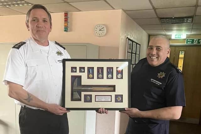 Watch manager Gary Wilson from Ashfield Fire Station has now retired after nearly 30 years