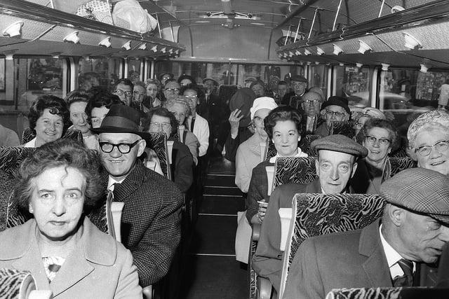 1964 - Metal Box pensioner outing - do you know where they were going?
