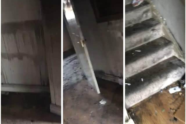 The fire caused serious damage to the whole property/