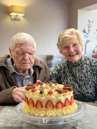 Couple from Nottinghamshire care home celebrate 65th anniversary.