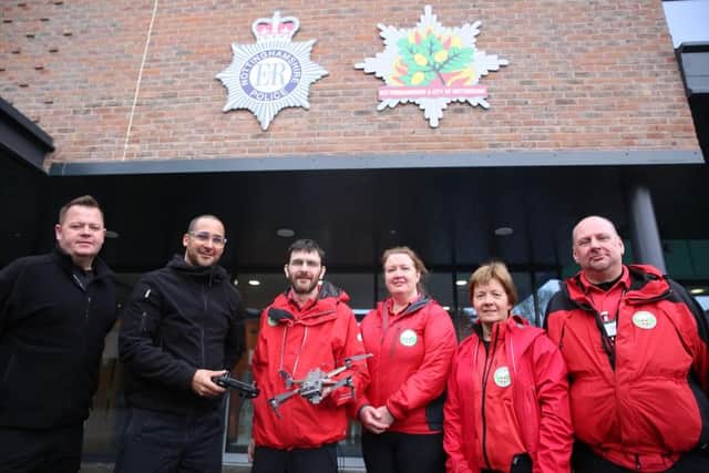 Nottinghamshire Police have donated a drone to Nottinghamshire Search and Rescue Team (NSART).