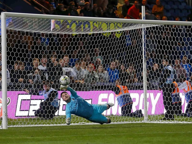 Keeper Christy Pym is the spot kick hero in the Carabao Cup win against Peterborough United in September.