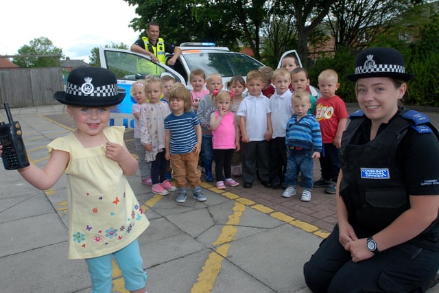 CSO Claire Banks and PC Tony Livingstone joined the youngsters at the Primrose Community and Childrens Centre for this lovely photo from 9 years ago. Can you spot someone you know in the photo?