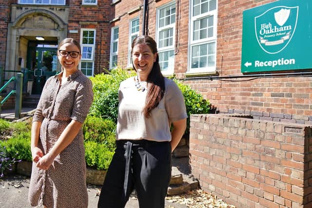 Headteacher Stephanie Astle, right, with deputy headteacher Rebecca Kent.